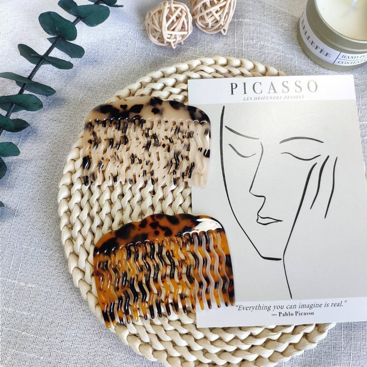 ACETATE HAIR COMB WAVE INSERT HAIRPIN_CWAHA4209