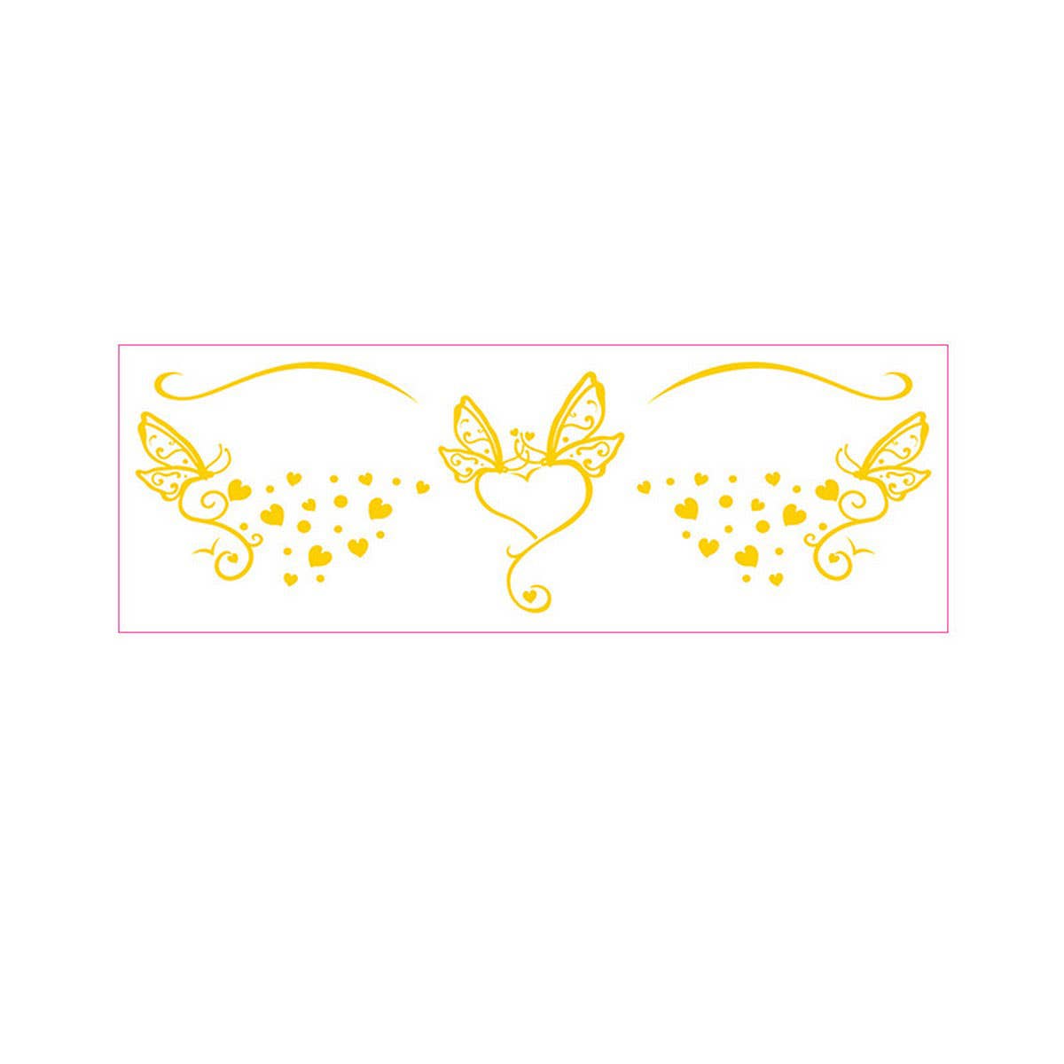 Gold Foil Freckle Tattoo Stickers Waterproof