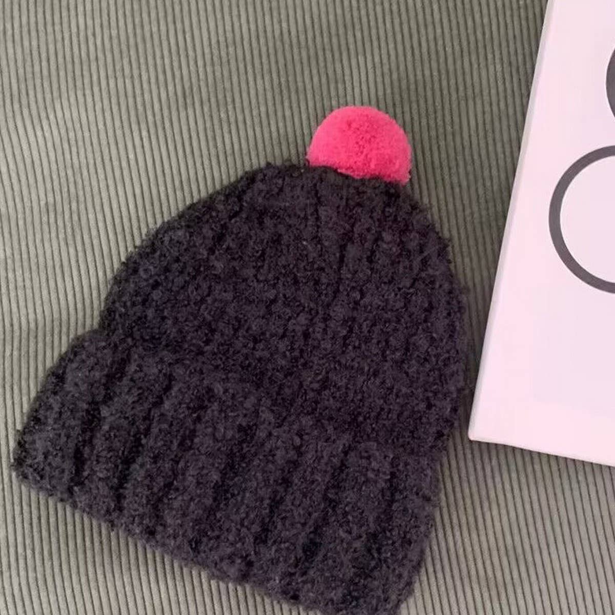 CHILDREN'S CUTE COLORFUL BALL SOFT KNITTED HAT_CWAH2930