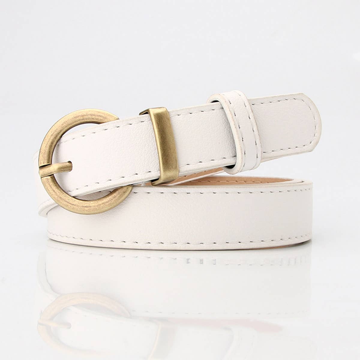 CWABE0911_VERSATILE PIN BUCKLE LEATHER BELT