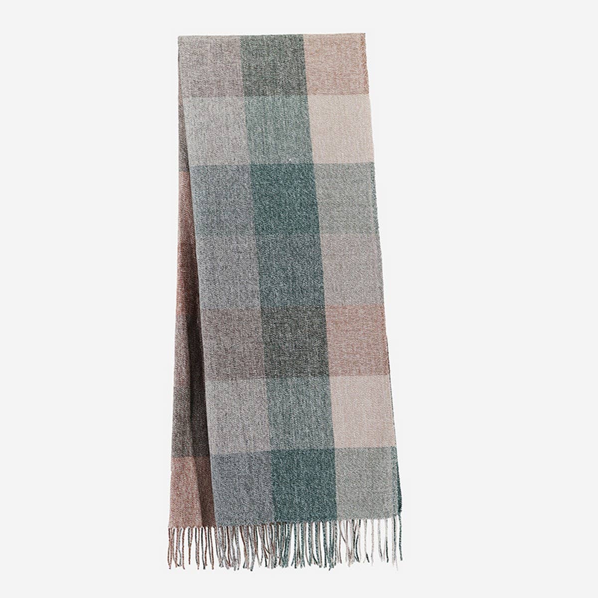 Plaid Scarf - Unisex Thick Warm Winter Shawl_CWASC1096