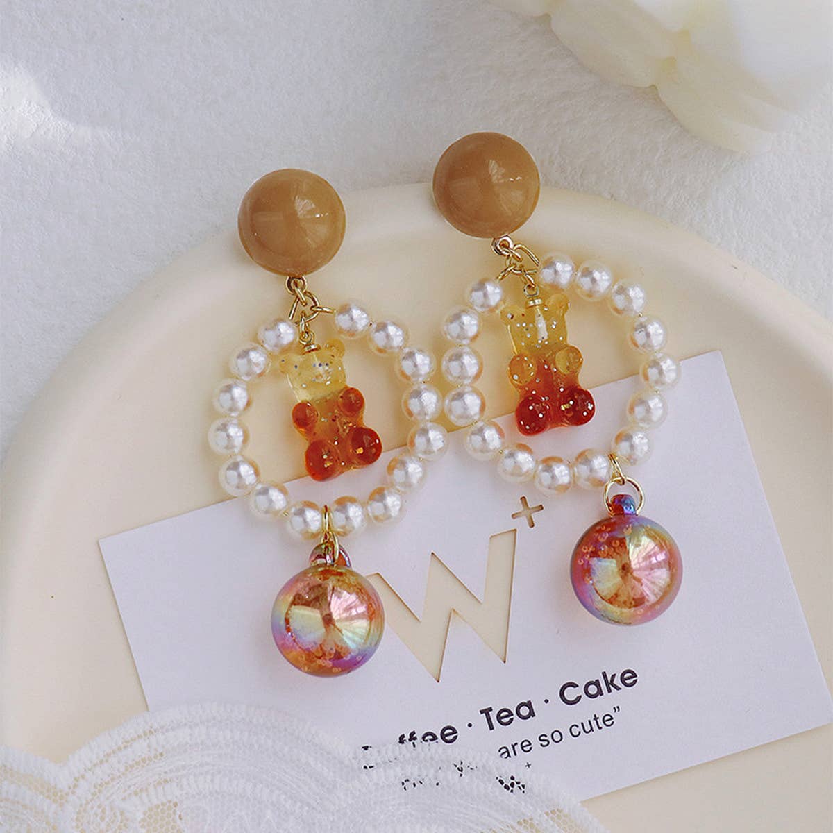 FASHIONABLE CARTOON BEAR FOREST EARRINGS_CWAJE1642