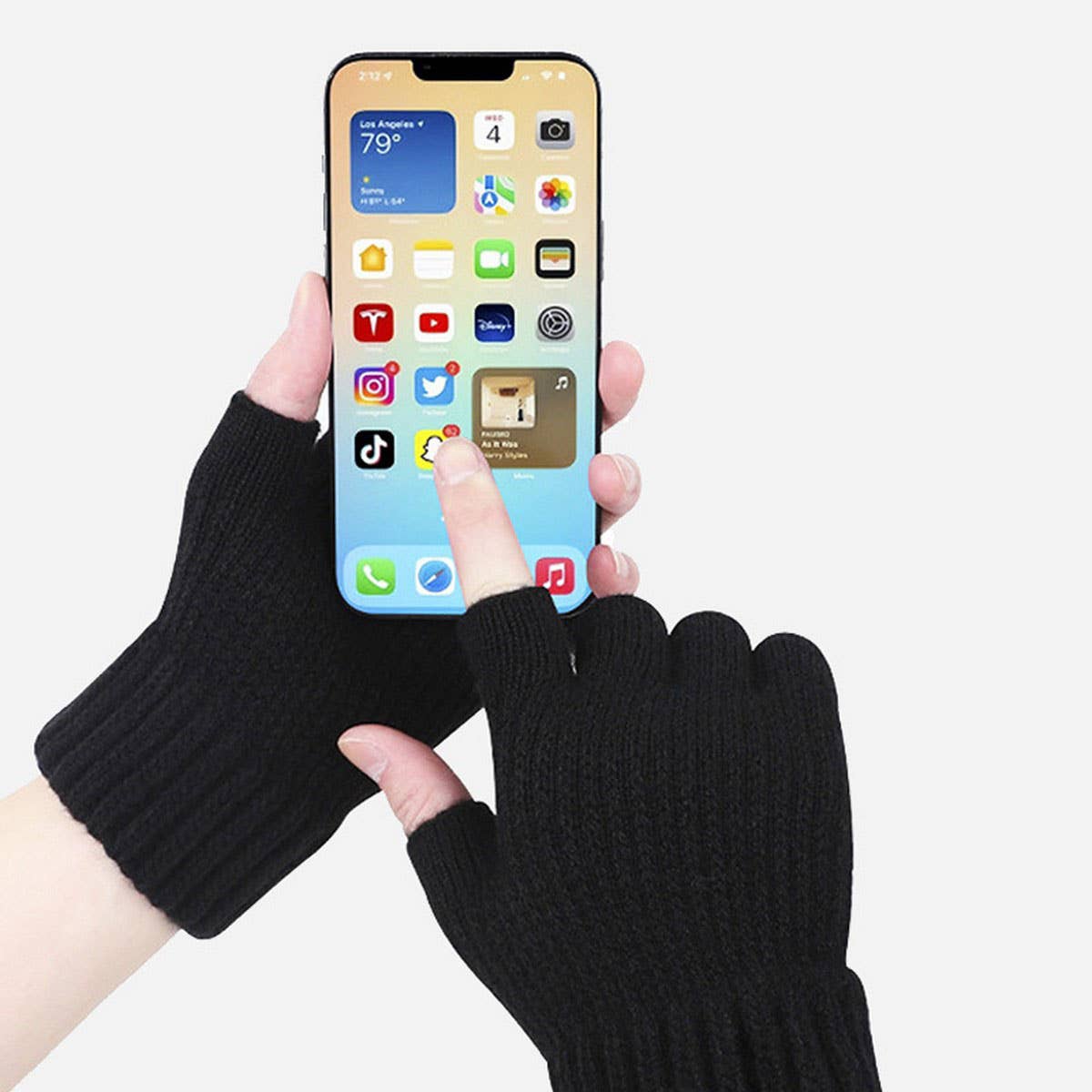 WINTER WARM OUTDOOR KNITTED TOUCHSCREEN GLOVES_CWAG0406