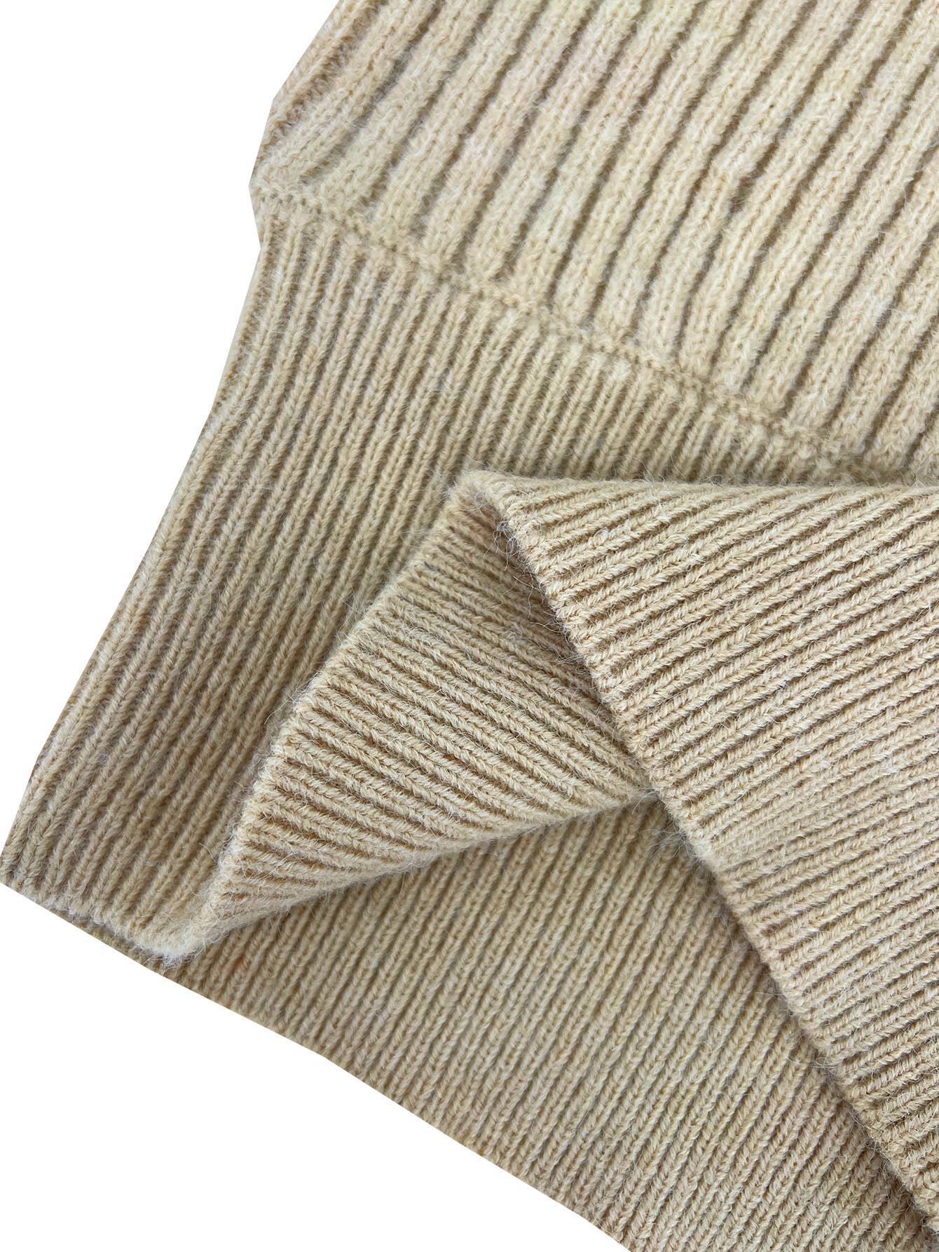 SENIOR SENSE TOP KNITWEAR SOLID COLOR ALL MATCH