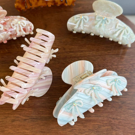 CWAHA4520_SWEET AND CUTE DIAMOND BOW HAIR CLIP
