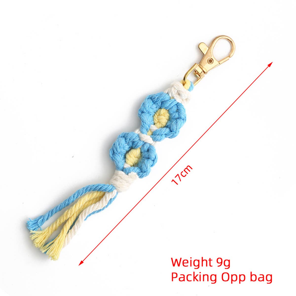 DIY HANDMADE TASSEL WOVEN KEYCHAIN