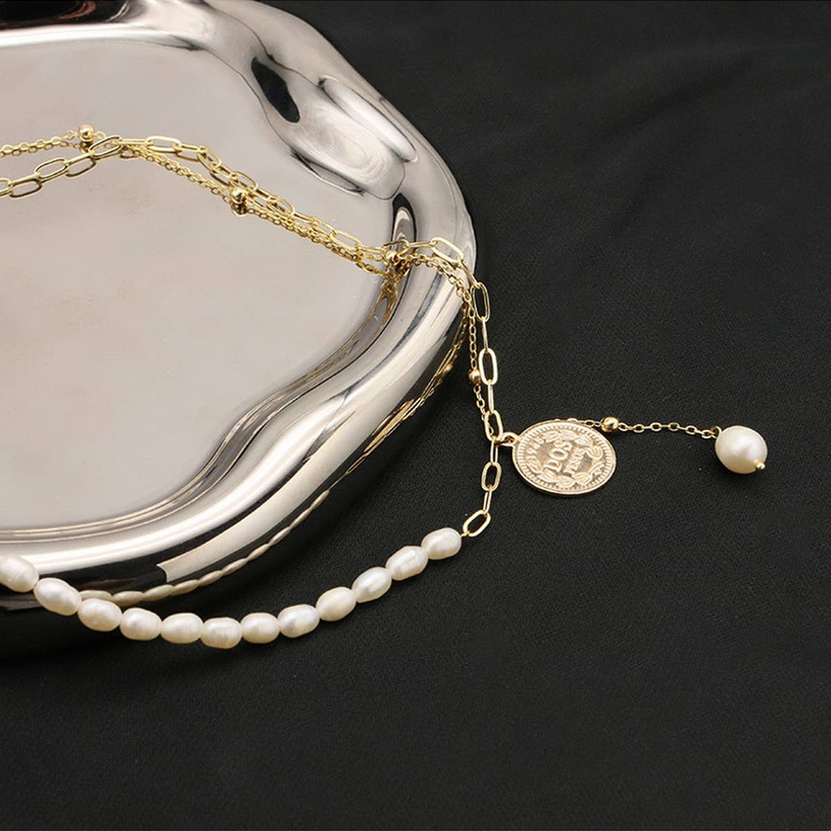 LUXURY NATURAL FRESHWATER PEARL NECKLACE