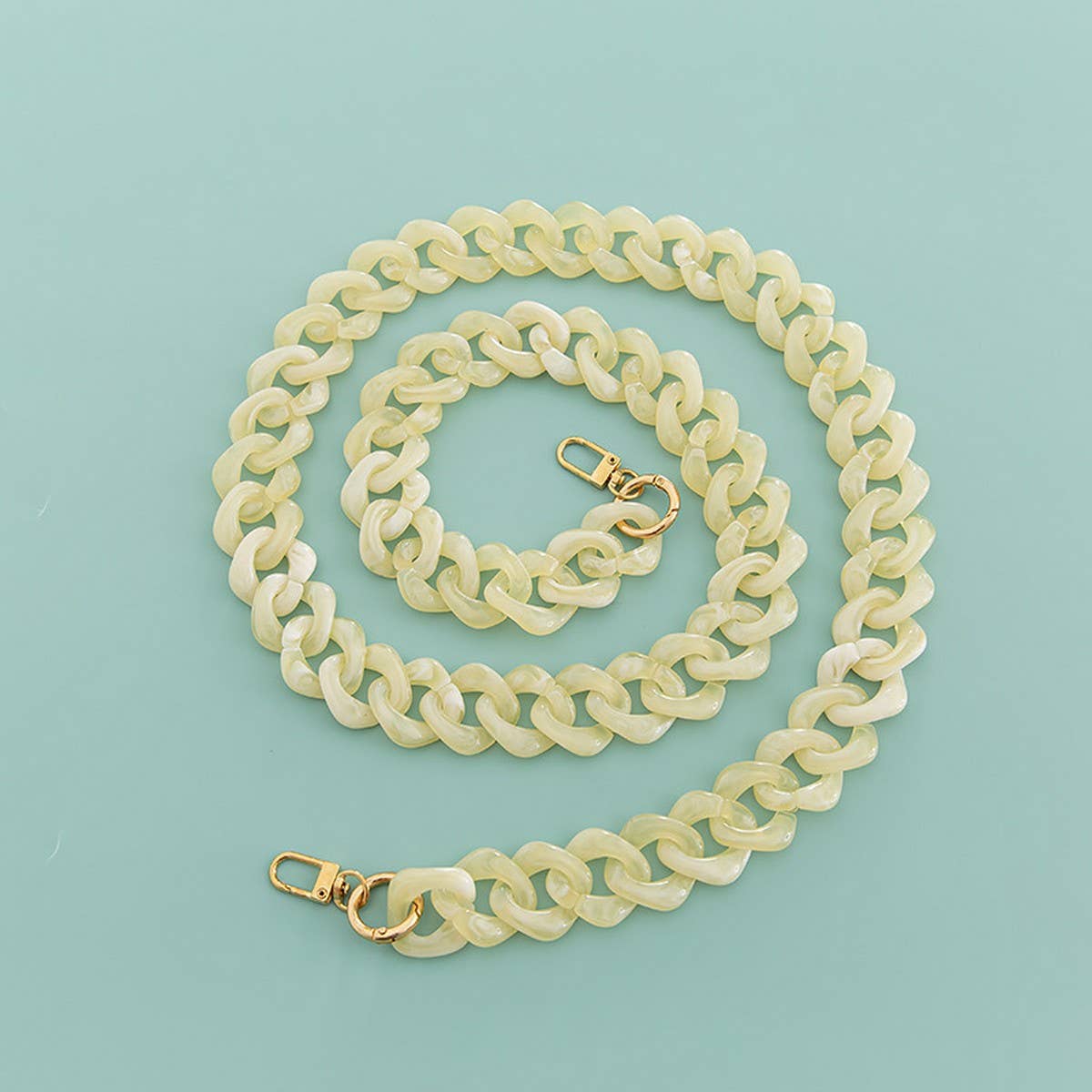 47in" Acrylic Diamond Bag Strap -Colorful Chain_CWMM5058