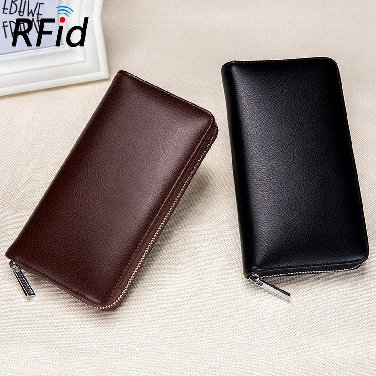 LONG PASSPORT BAG MULTIFUNCTIONAL LEATHER WALLET_CWAB3701