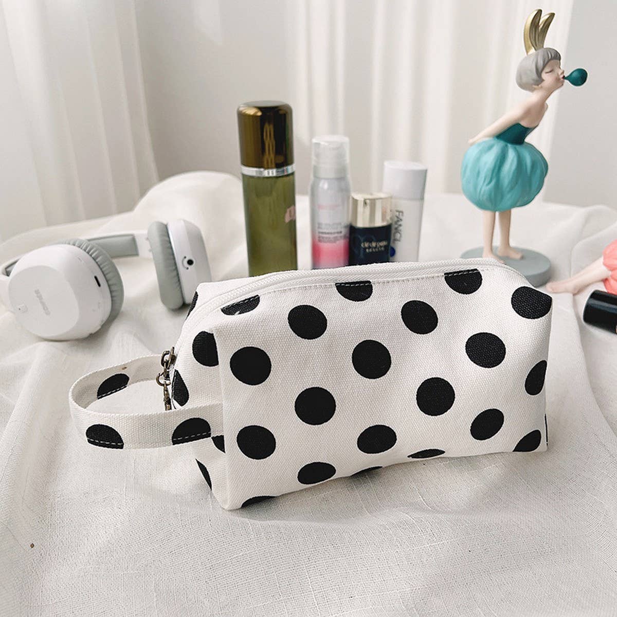 FASHION DOT MAKEUP BAG STORAGE BAG_CWAB1228