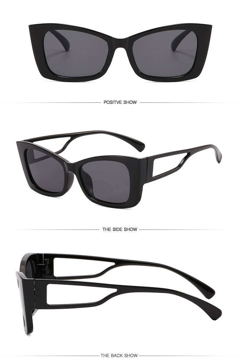 CAT EYE SUNGLASSES COWBOY GLASSES WOMEN_CWASG0093