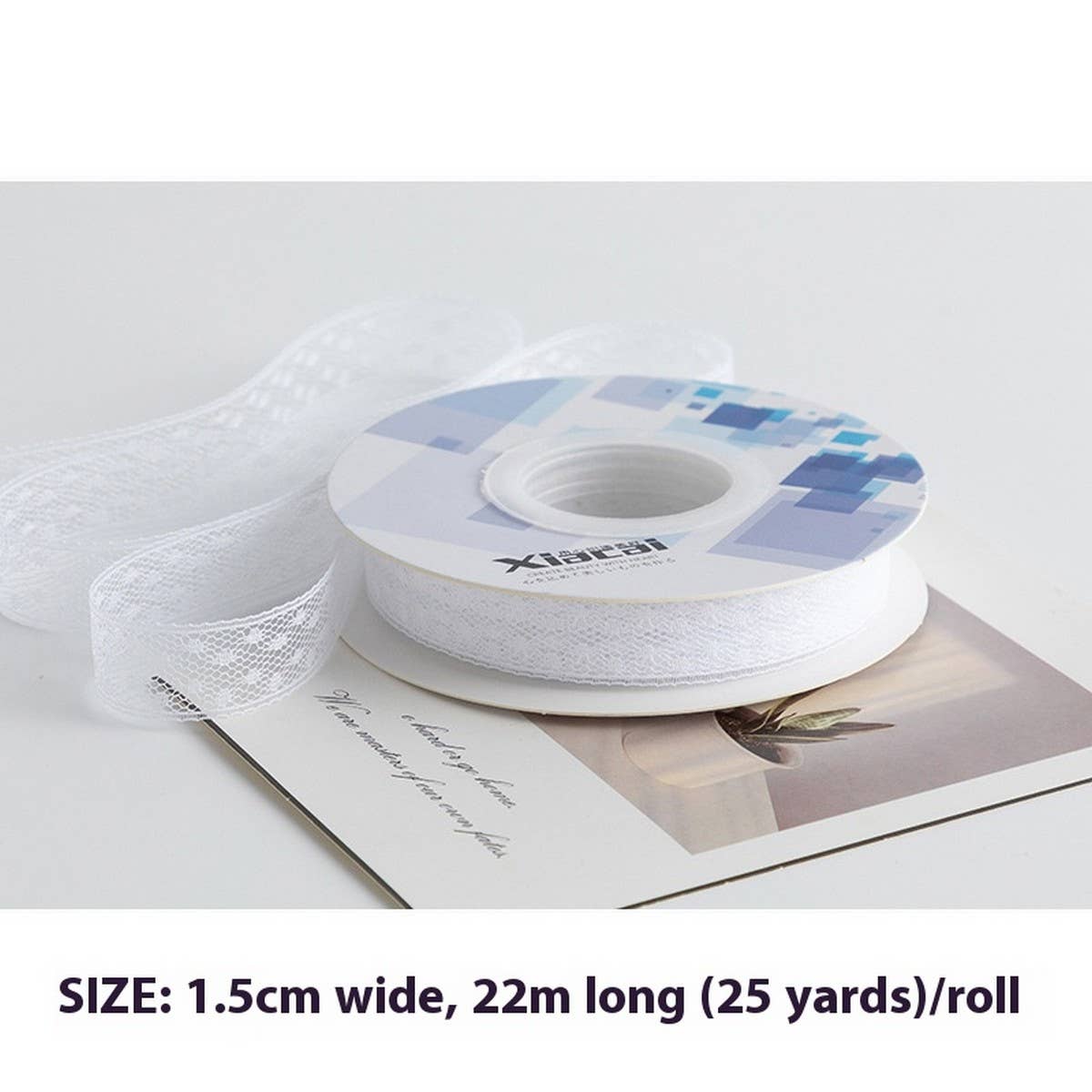 COLORFUL POLKA DOT LACE RIBBON DIY ACCESSORIES