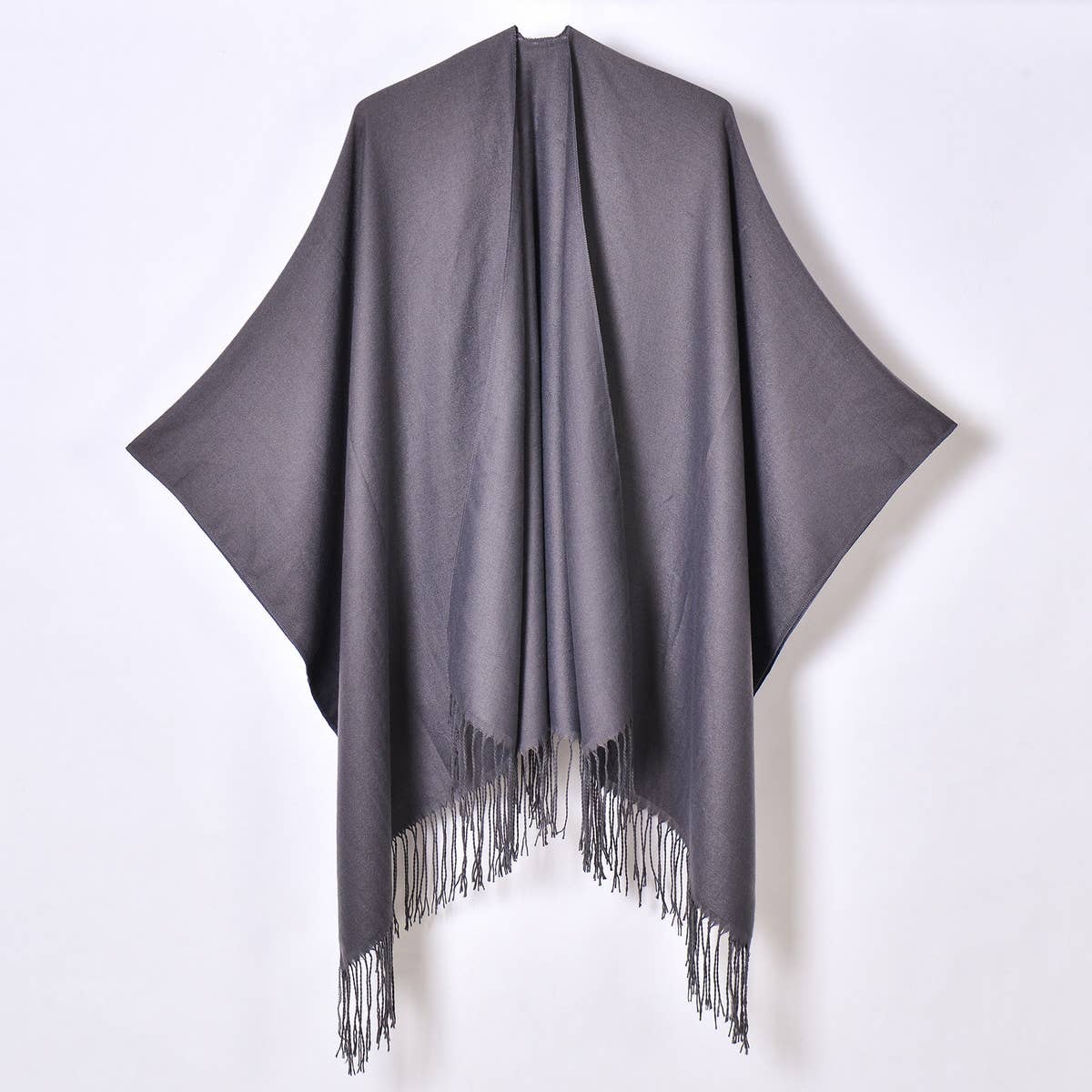 2024 NEW SOLID COLOR TASSEL SPLIT SHAWL_CWASC0962