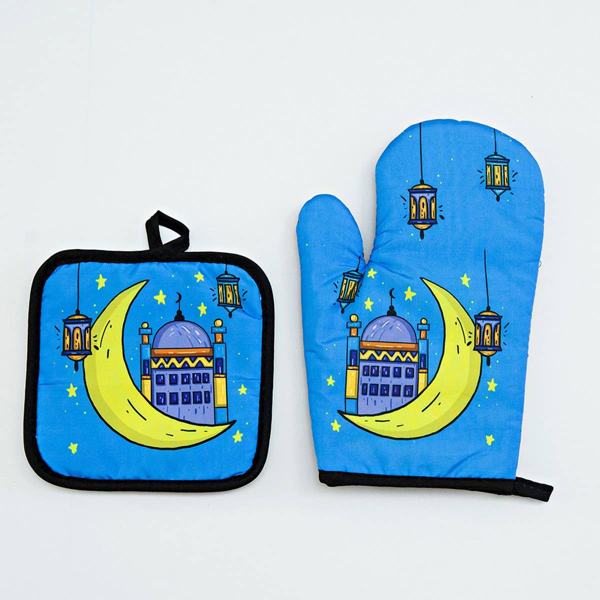 KITCHEN HEAT RESISTANT THICK ANTI-SCALDING GLOVES_CWMM1457