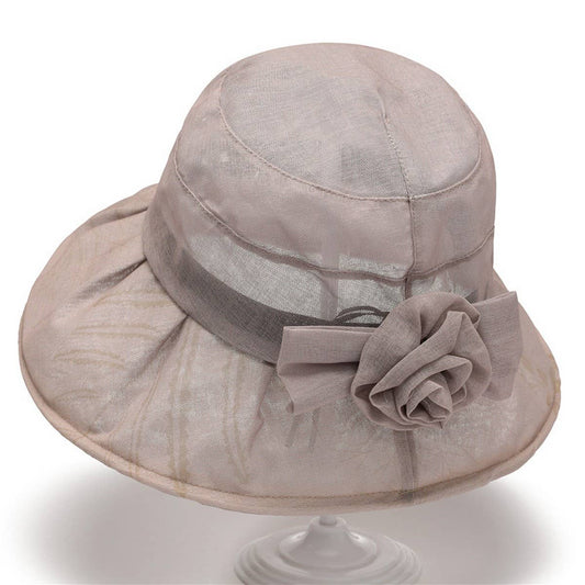SUMMER THIN ELEGANT BREATHABLE BASIN HAT_CWAH1503