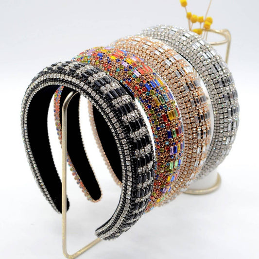 BAROQUE RHINESTONE DECOR HAIR HOOP_CWAHA0356