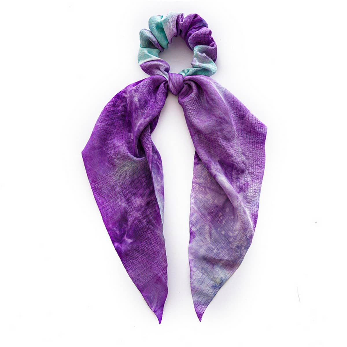 2024 NEW STYLE TIE-DYE RIBBON BOW HAIR TIE_CWAHA1089