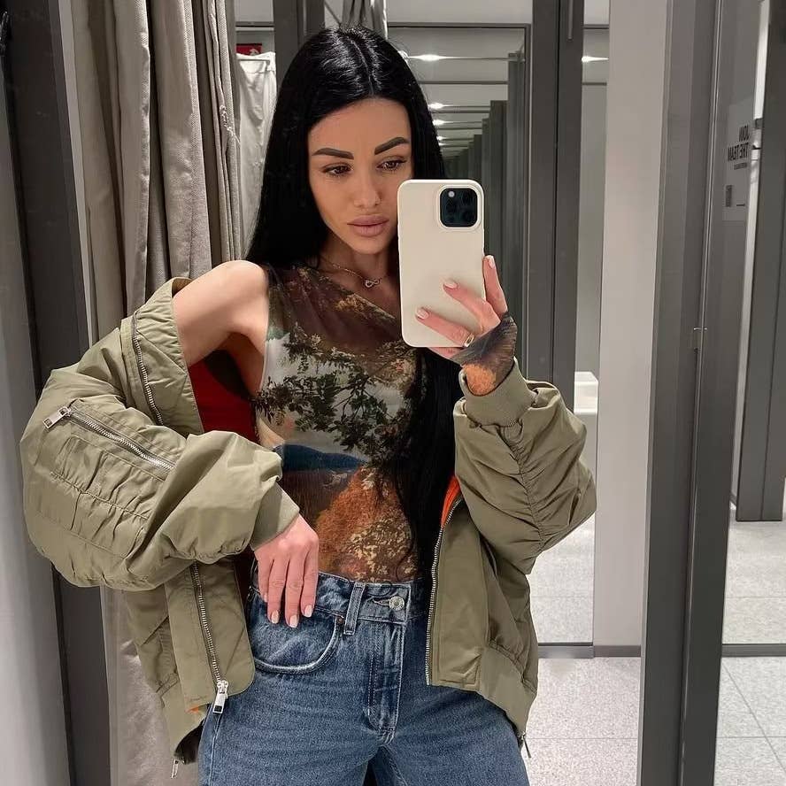 VINTAGE FLIGHT SUIT JACKET BASEBALL UNIFORM