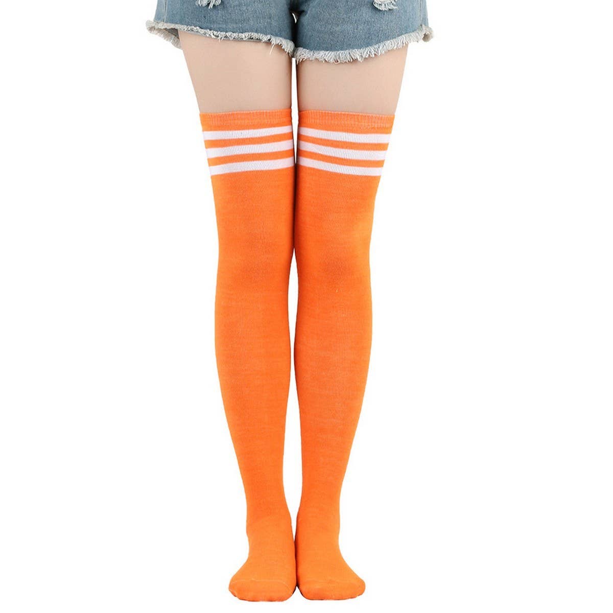 CWMM10088_WOMENKNEE-HIGH DANCE SOCKS COSPLAY