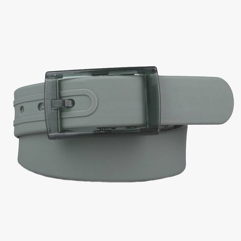 Plastic buckle candy color no metal belt