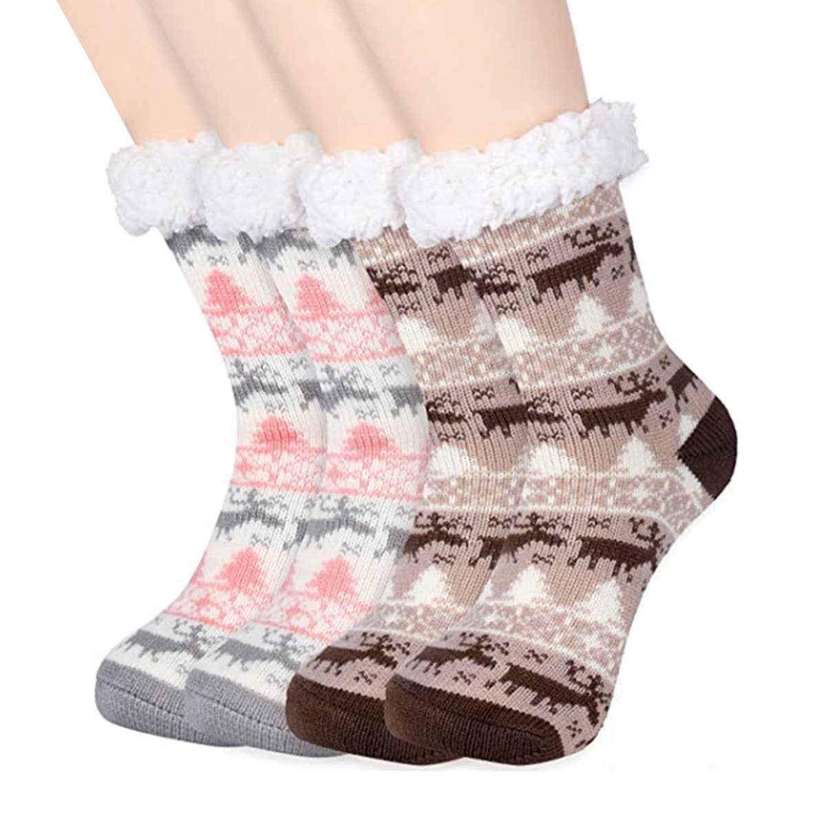 CHRISTMAS WARM PLUSH INDOOR SLIPPERS