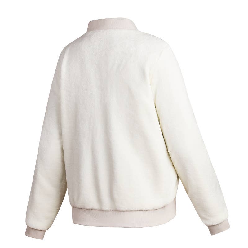 Stand-up collar embroidered baseball jacket