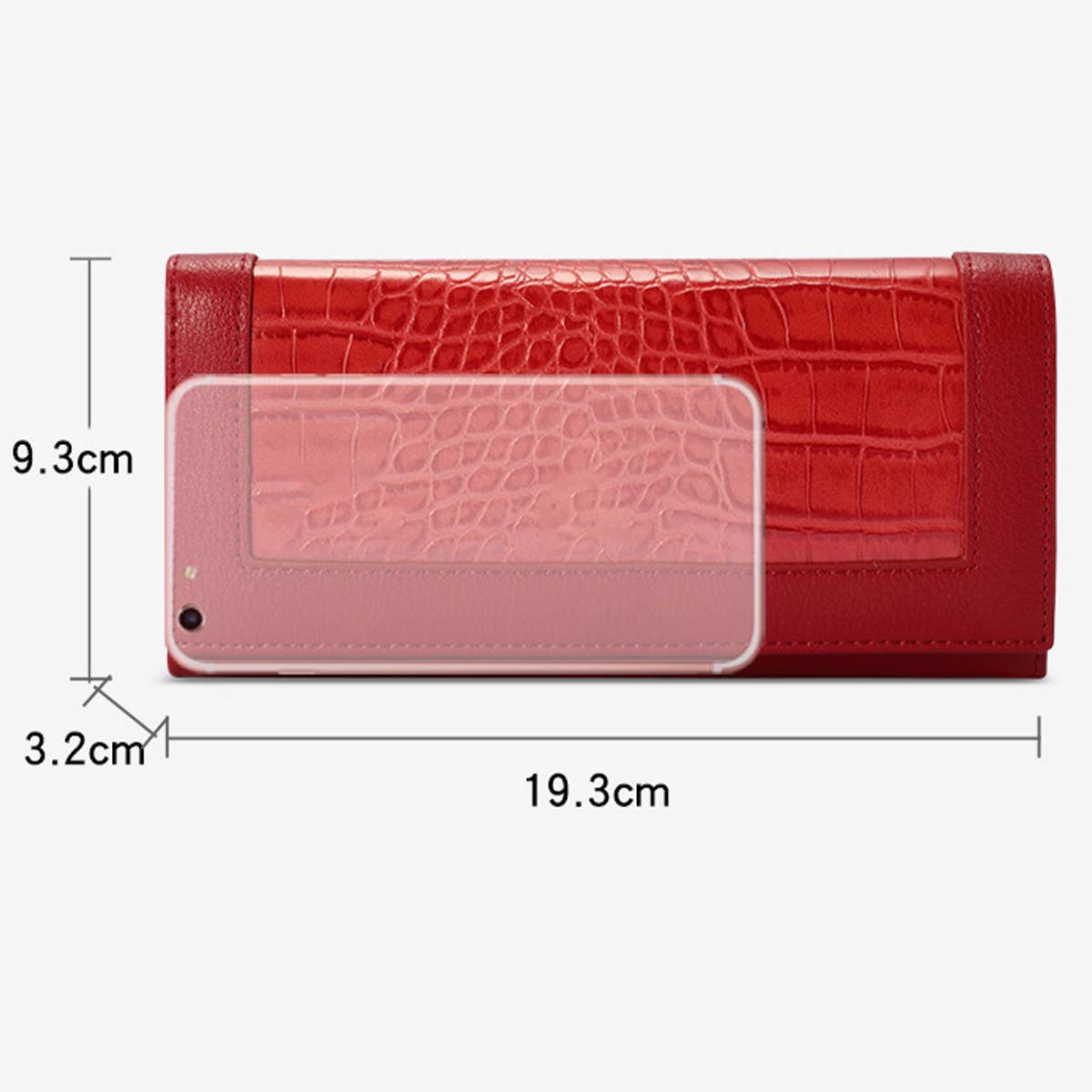 CLASSIC CROCODILE PATTERN MULTIFUNCTIONAL WALLET_CWAB1649