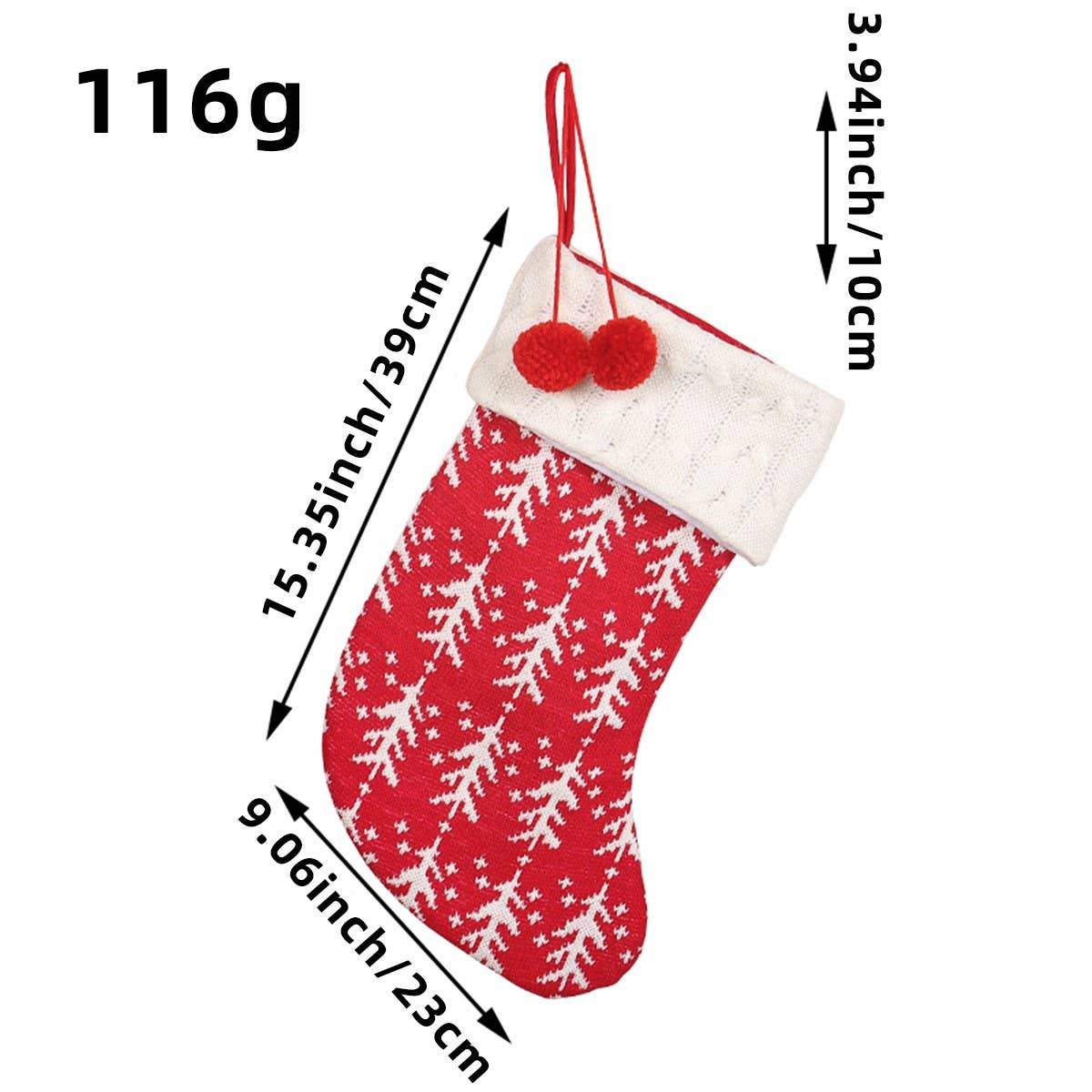 NEW CHRISTMAS CUTE KNITTED WOOL SOCKS GIFT BAG
