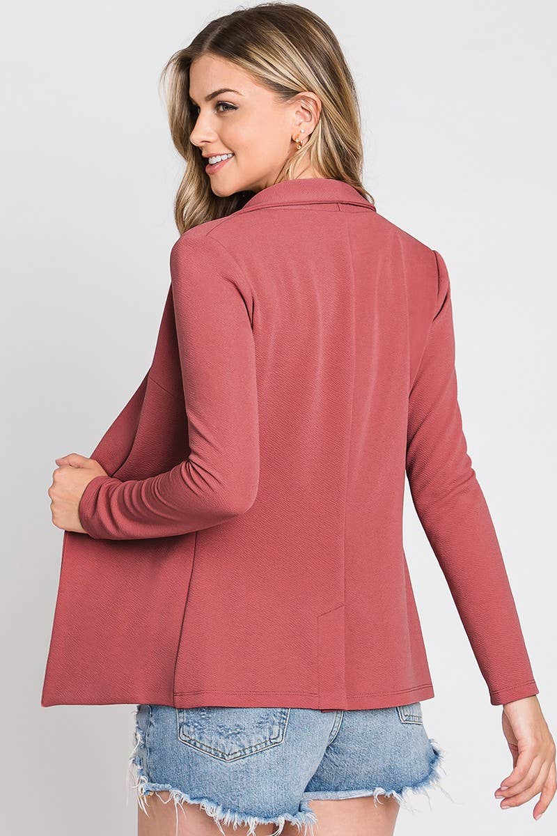 CWOBL093-P_PLUS SIZE TAILORED WITH DRAPED BLAZER