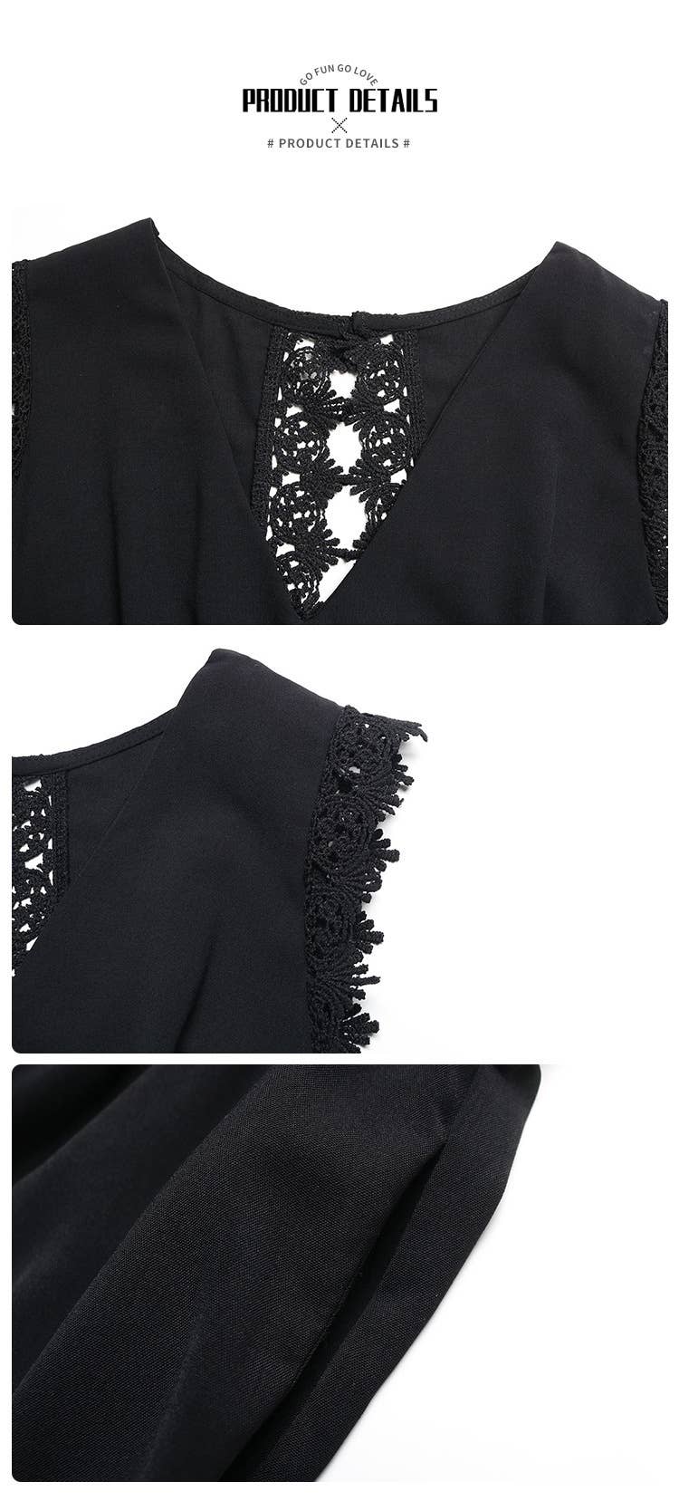 V-neck sleeveless halter romper_CWSJS0623