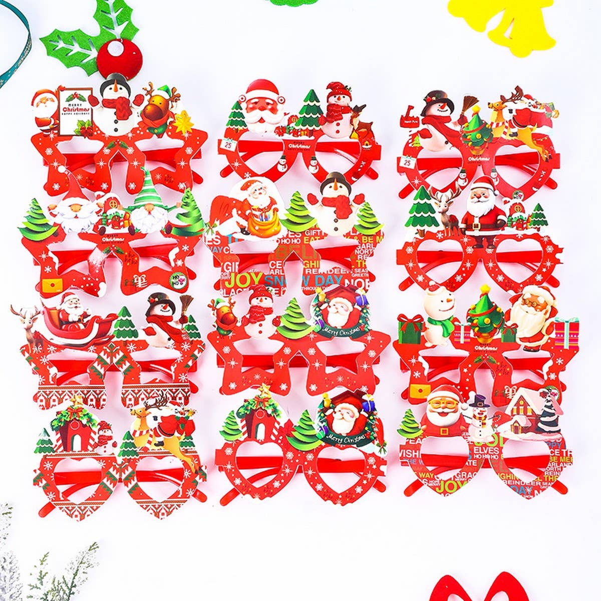 CREATIVE CHRISTMAS GIFT DECORATION GLASSES FRAME