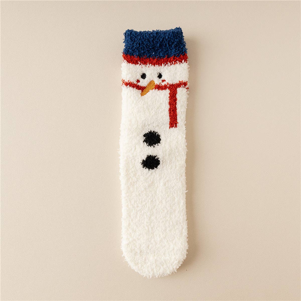 WOMEN CHRISTMAS WARM CORAL VELVET SOCKS