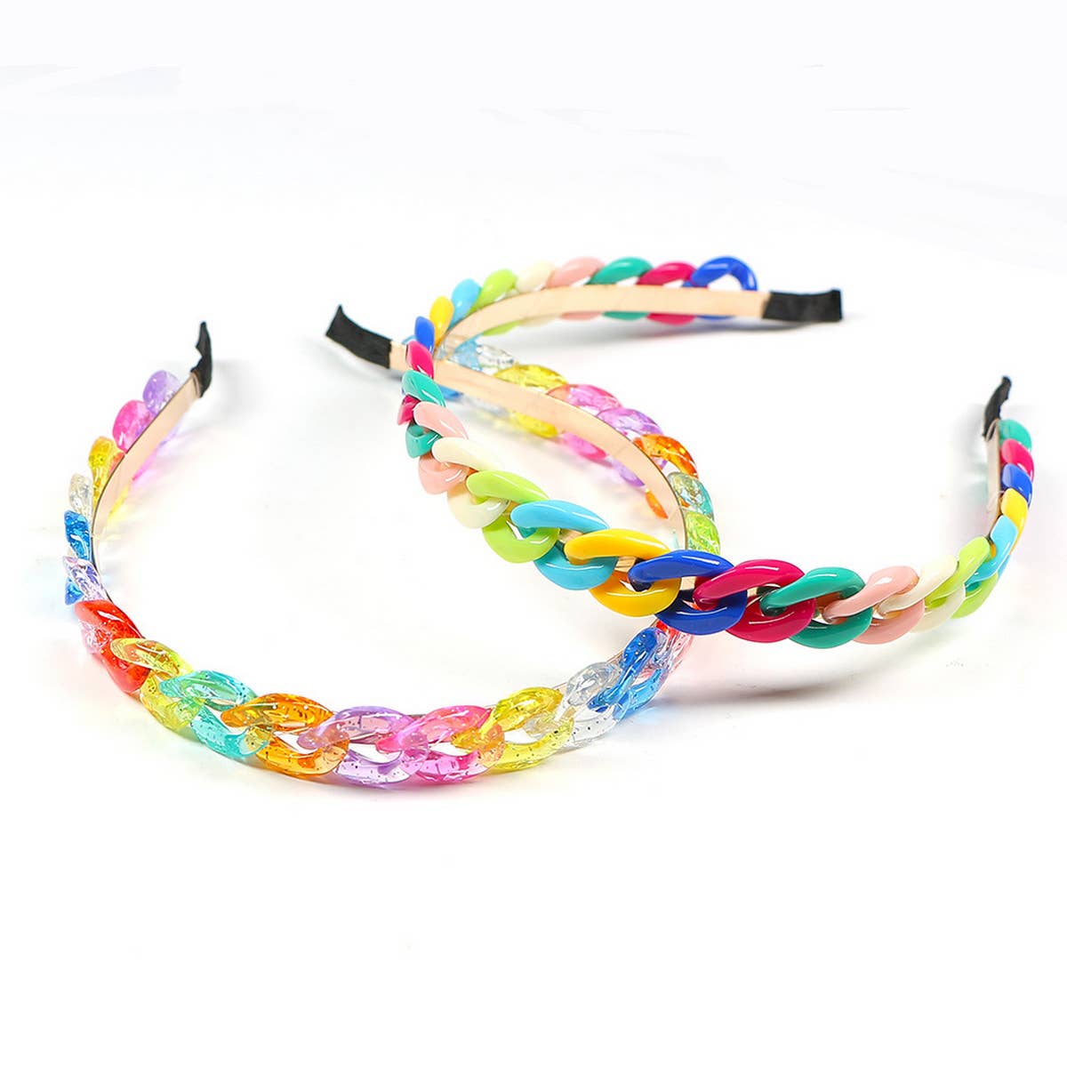 NEW COLOR MIXED COLOR CHAIN HEADBAND_CWAHA0975