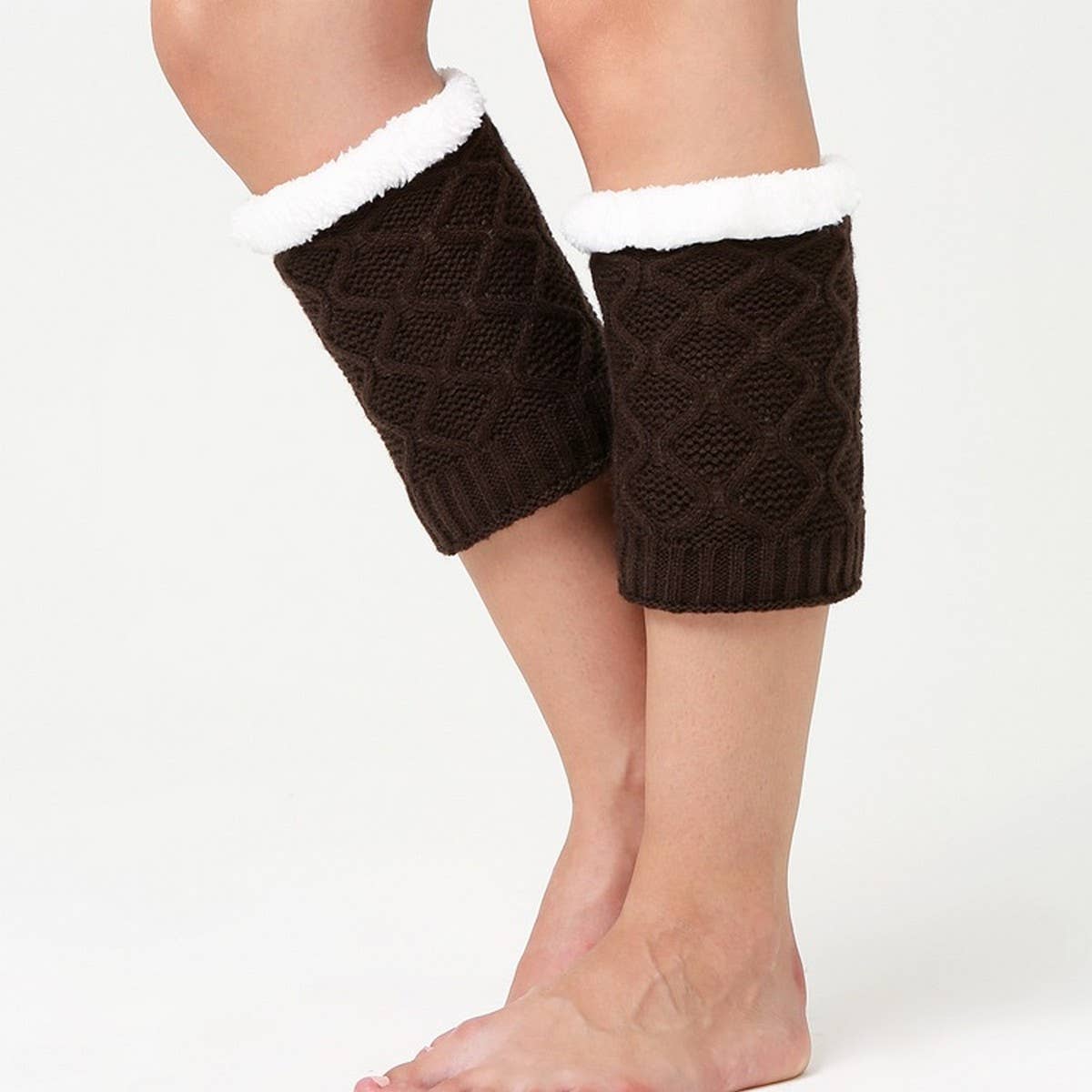 WINTER KNEE PADS DIAMOND GRID PLUS FLEECE SOCKS
