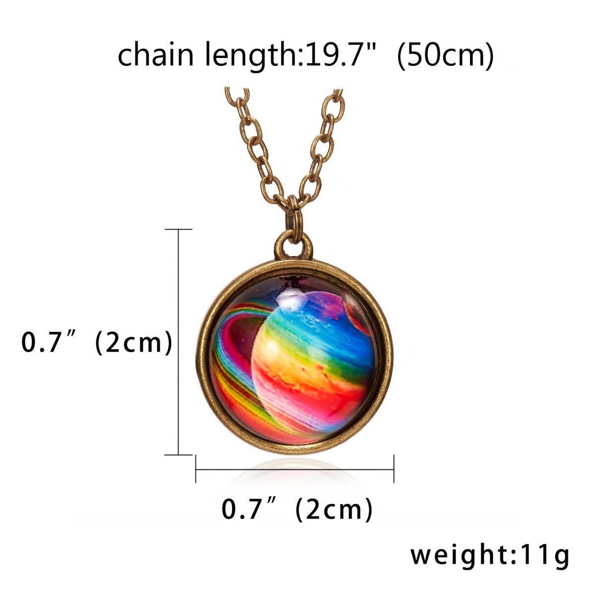 CWAJE2502_LUMINOUS DOUBLE-SIDED UNIVERSE STARRY SKY NECKLACE