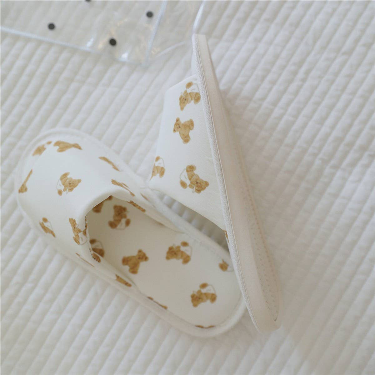 NEW BEAR BOWKNOT HOME SLIPPERS FOR WOMEN