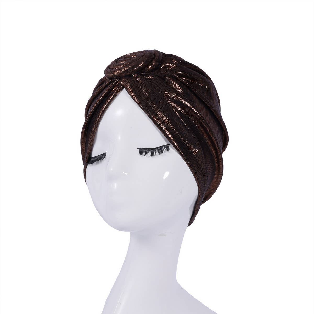 CLASSIC HOT GOLD FLORAL ETHNIC HEADSCARF