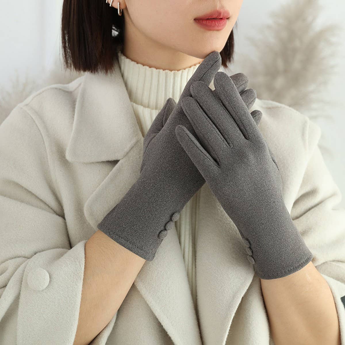 NEW AUTUMN AND WINTER FASHION LADIES WARM GLOVES