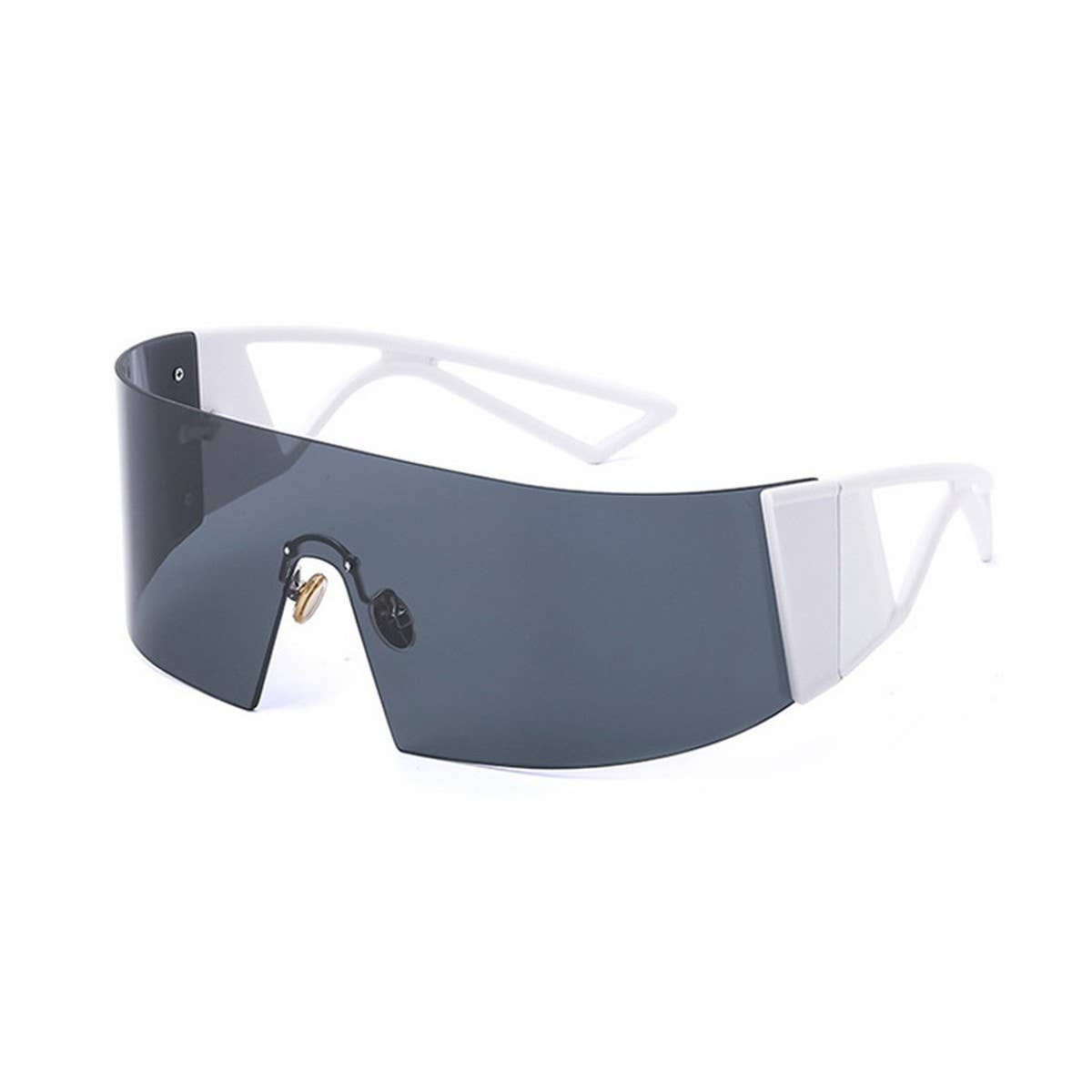 ONE LENS SUNGLASSES LARGE FRAME SPORTS SUNGLASSES_CWASG0582