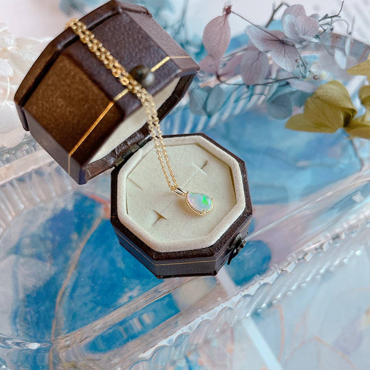 FRESH AND NATURAL CLAVICLE CHAIN RING SET