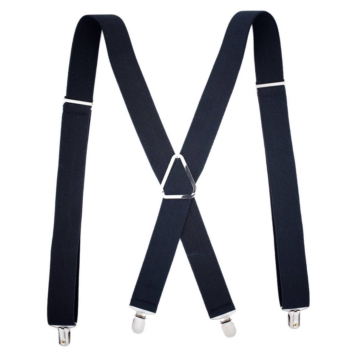 SOLID COLOR ELASTIC ADULT SUSPENDER CLIP_CWMM1110
