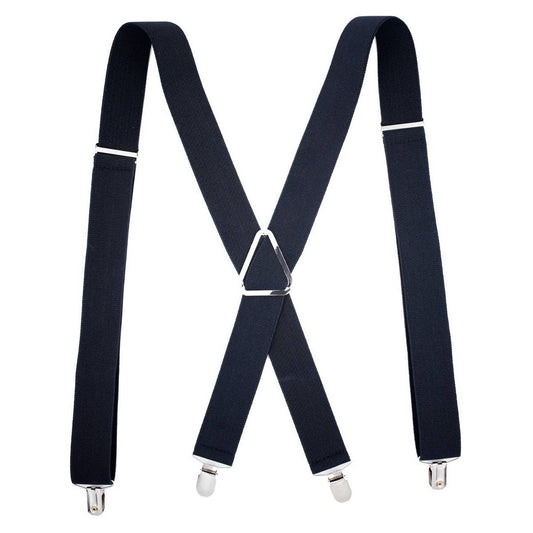 SOLID COLOR ELASTIC ADULT SUSPENDER CLIP_CWMM1110
