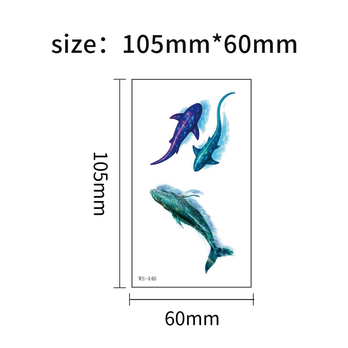 3D Realistic Animal Tattoos ??Kids & Adults Set_CWMM8390