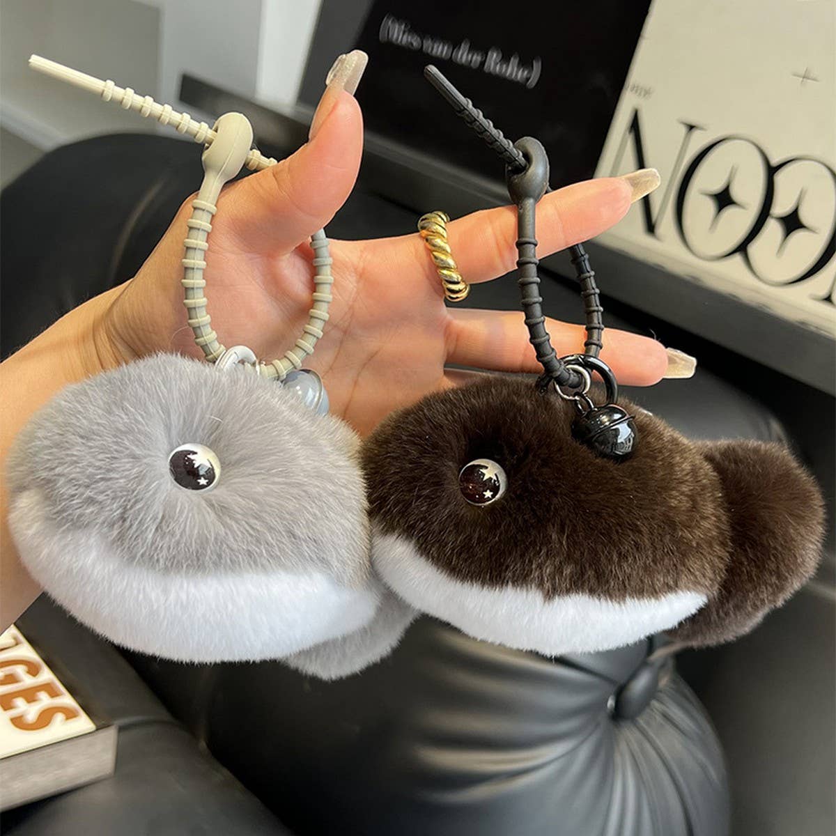 CUTE LITTLE FISH AND DOLPHIN CAR KEYCHAIN PENDANT