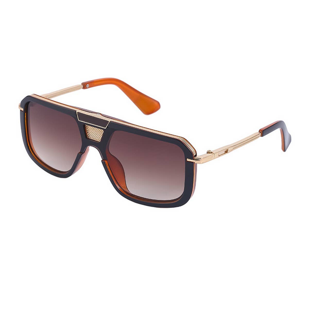 RETRO SQUARE LARGE FRAME SUNGLASSES_CWASG0728