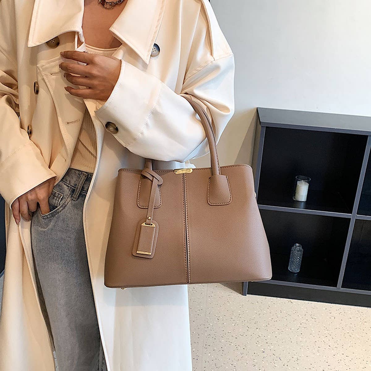 NEW AUTUMN AND WINTER FASHION SIMPLE HANDBAG_CWAB3338