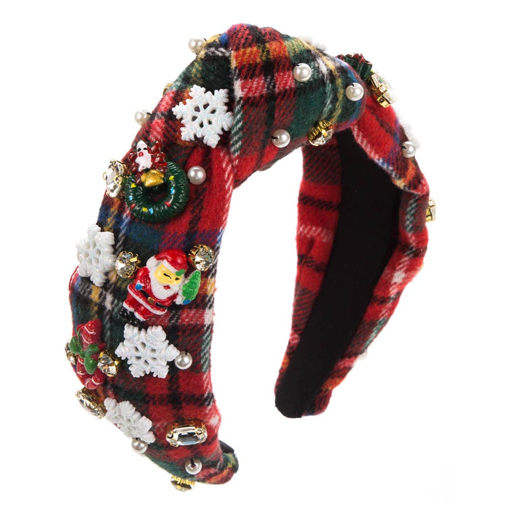 CHRISTMAS HEADBAND CLASSIC MESH FABRIC