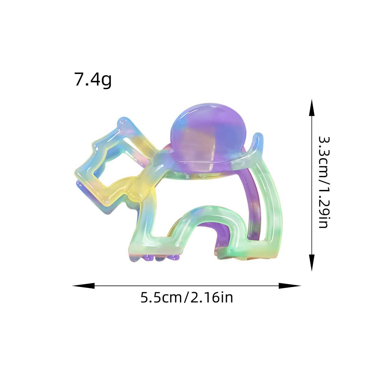 FUN AND CUTE DOG HOLLOW SIMPLE HAIRPIN_CWAHA1505