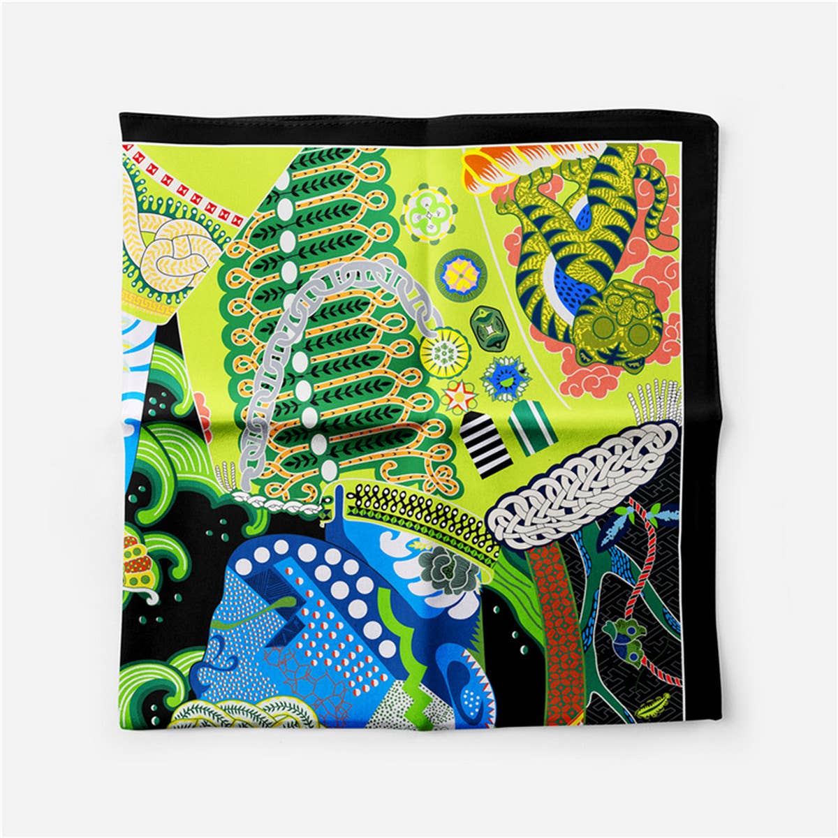 Twilled Satin Mini Scarf ? Hair & Bag Ribbon Wrap