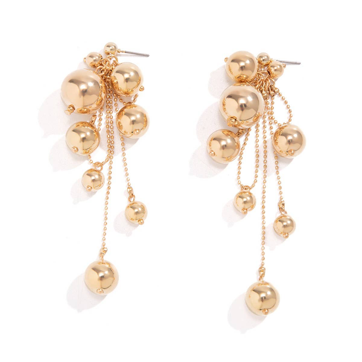IMITATION PEARL TASSEL PENDANT EARRINGS
